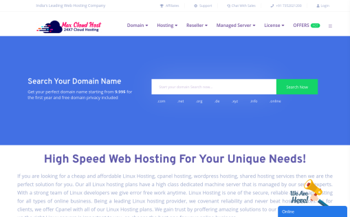 Max Cloud Host