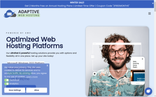 Adaptive Web Hosting