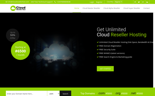 Cloud Reseller Host