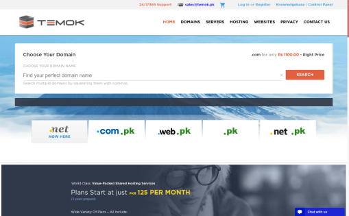 Temok Hosting Pakistan