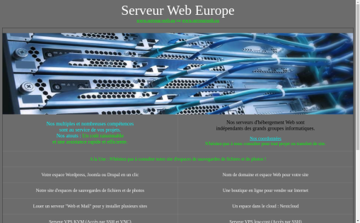 Serveur Web Europe