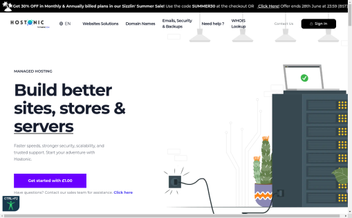 Hostonic Hosting