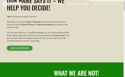 Carrierbid Communications