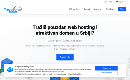 True False Hosting
