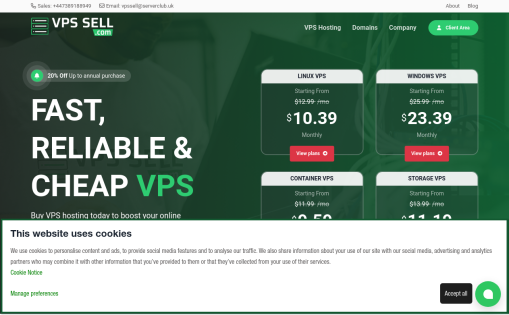 VPS sell