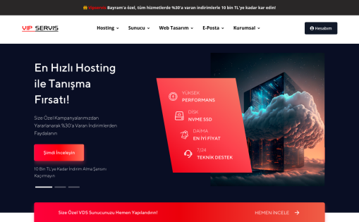 Vipservis Web Hosting