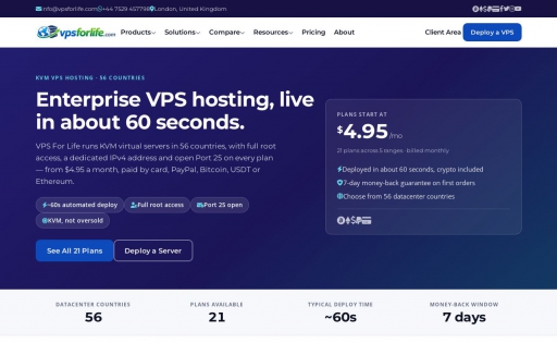 VPS For Life