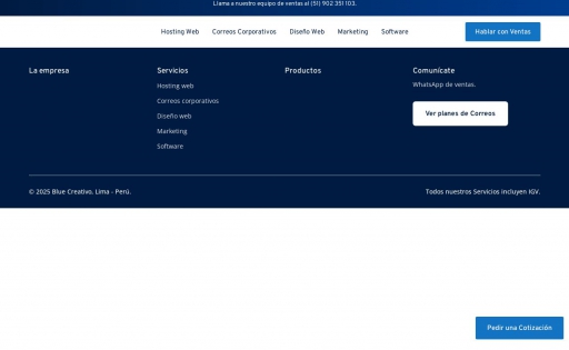 blue creativo