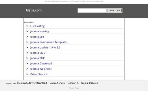 Aletia Hosting