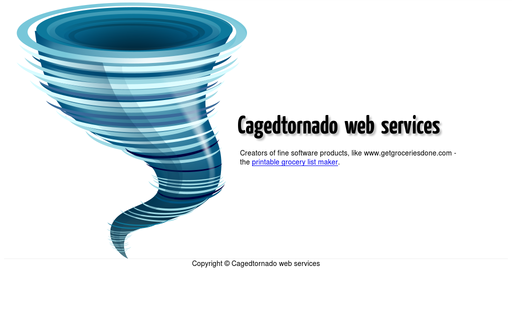 CagedTornado web services