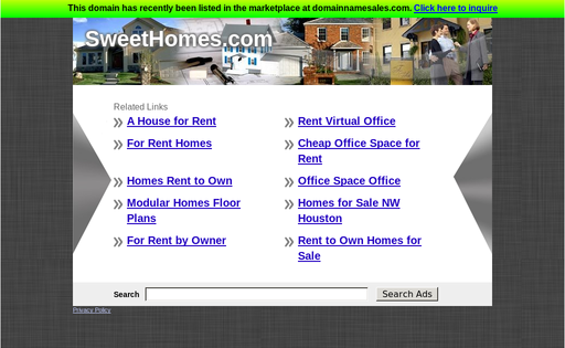 Sweet Homes Web Services