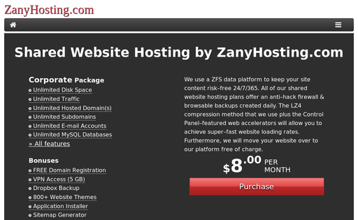 ZanyHosting