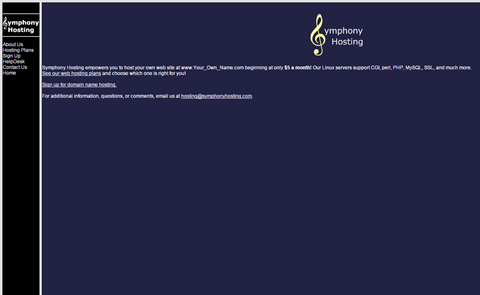 Symphony Hosting