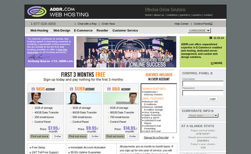 Addr.com Web Hosting