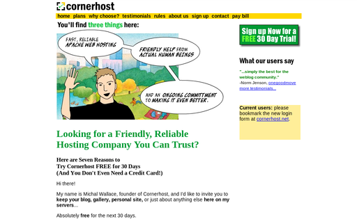 Cornerhost