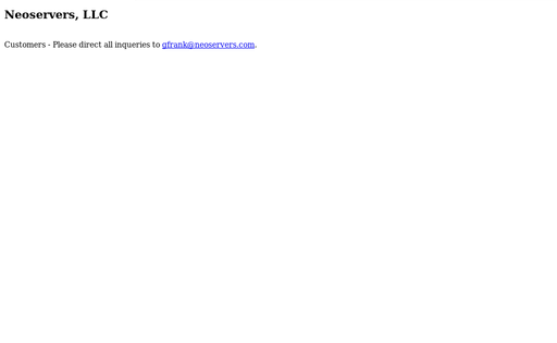 Neoservers Web Hosting