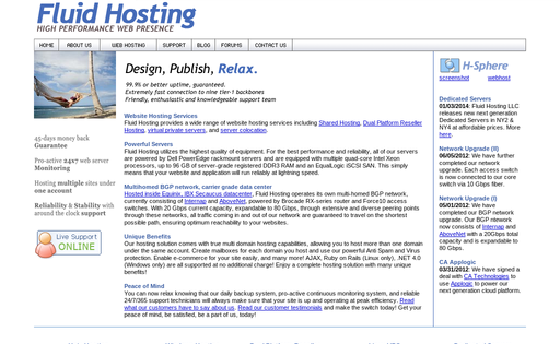 Fluid Hosting LLC