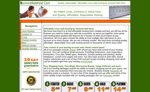 Vermont Web Host