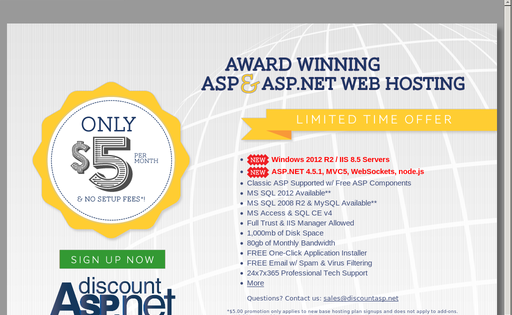 DiscountASP.NET