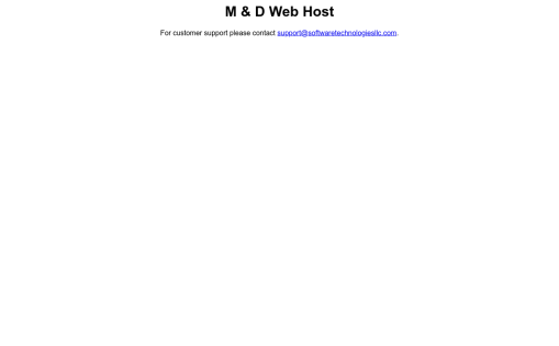 M & D Web Host