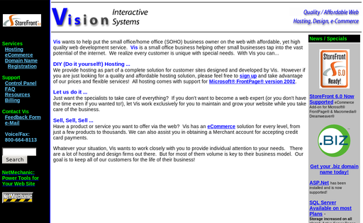 Vision Interactive Systems