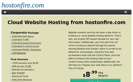 hostonfire.com