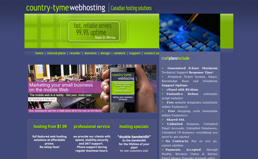 Country-Tyme Web Hosting