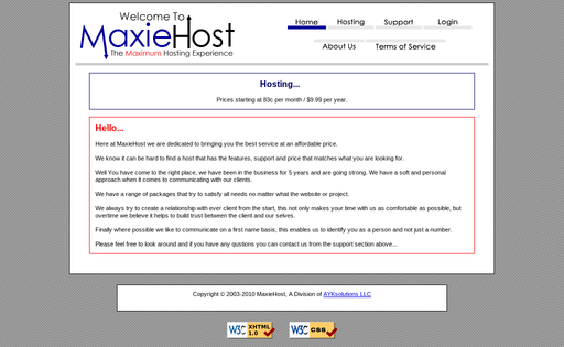 MaxieHost