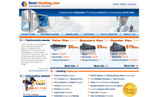 Rent Hosting
