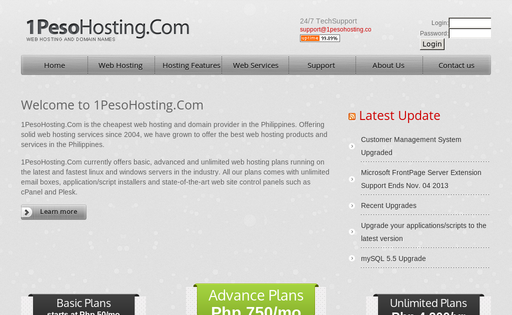 1pesohosting.com