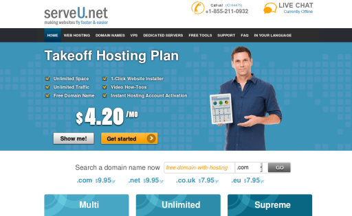 ServeU.net Web Hosting
