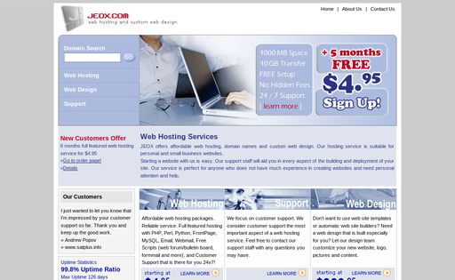 Jeox Web Hosting