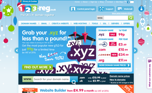 123-REG at Web Hosting Search