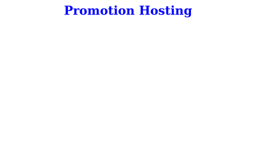 Promotion Hosting