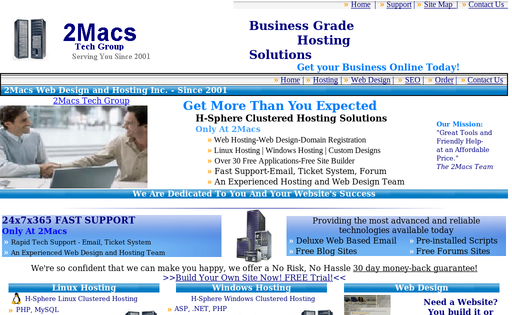 2Macs Web Design and Hosting